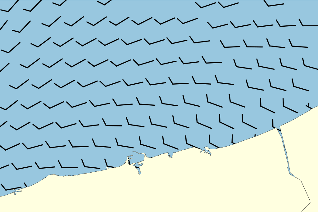 Map of the port