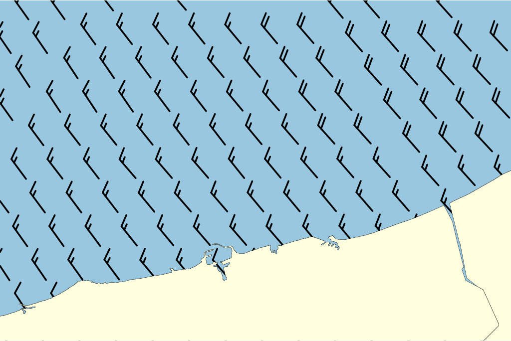 Map of the port