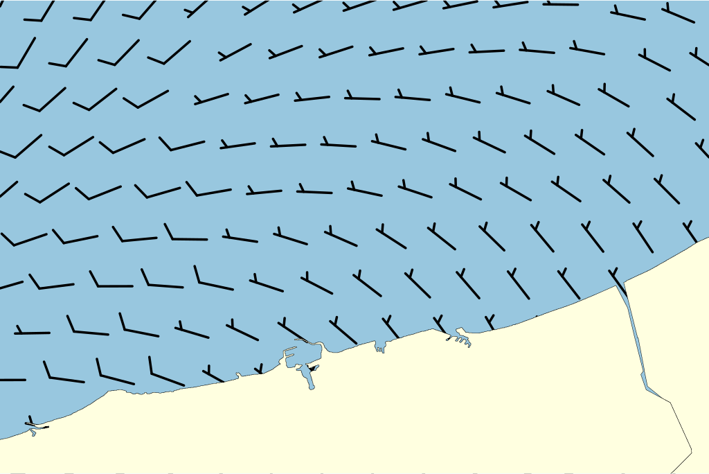 Map of the port