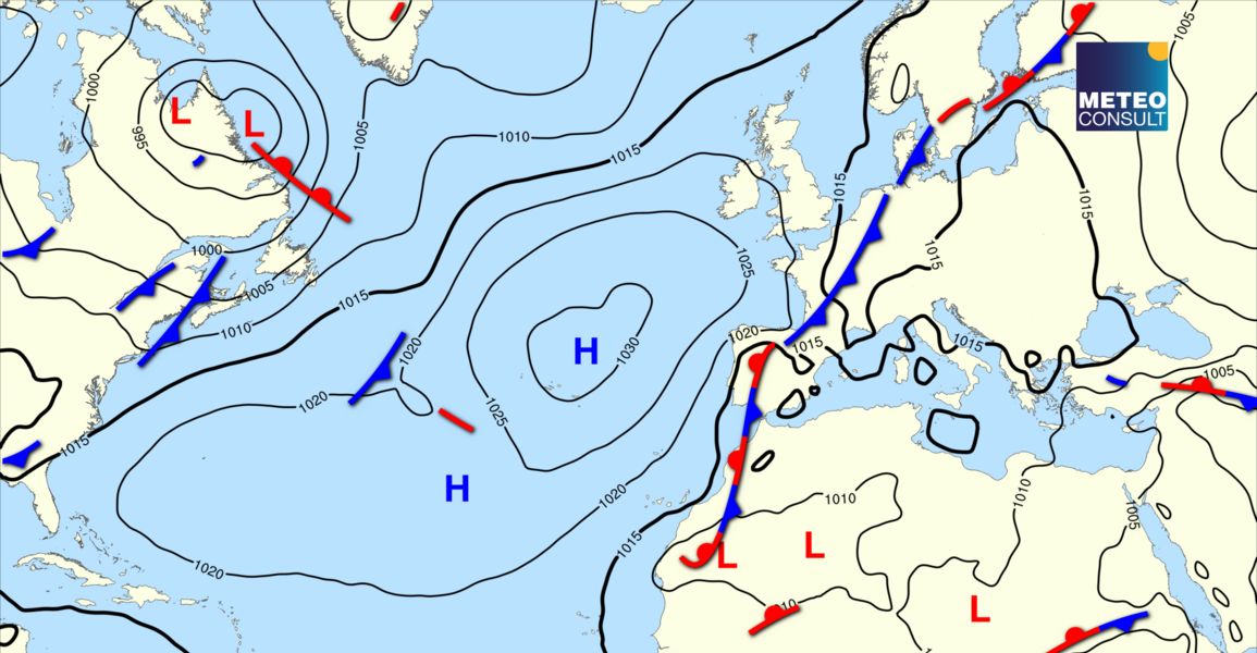 Beeld van de algemene weerssituatie