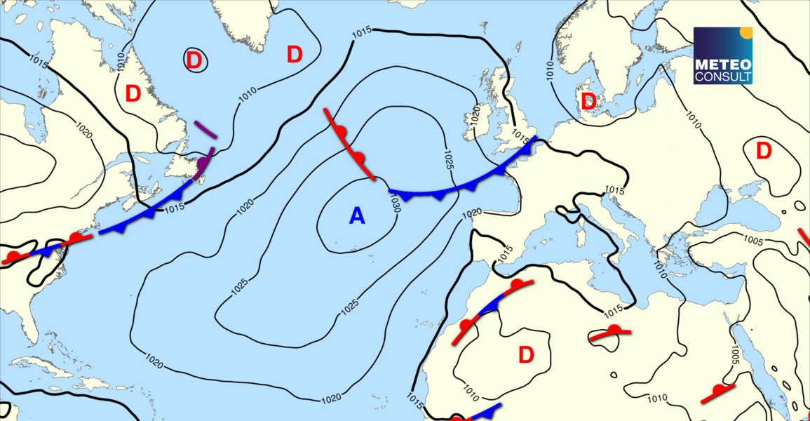 Image de la situation générale météorologique