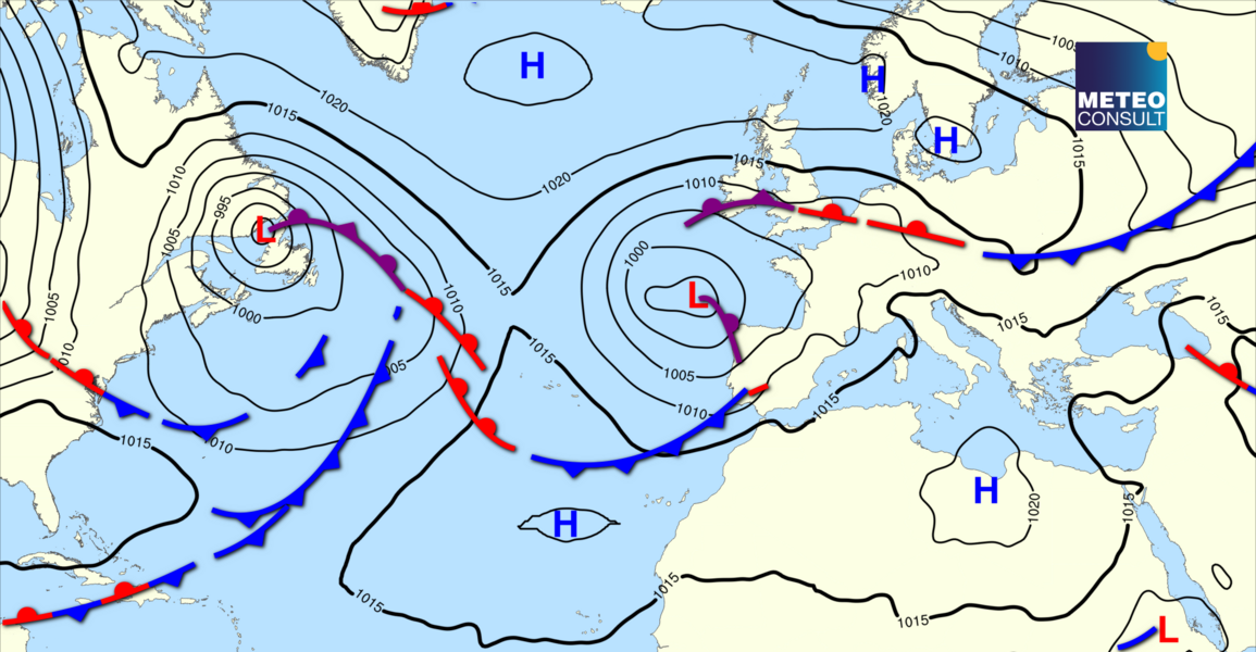 Beeld van de algemene weerssituatie
