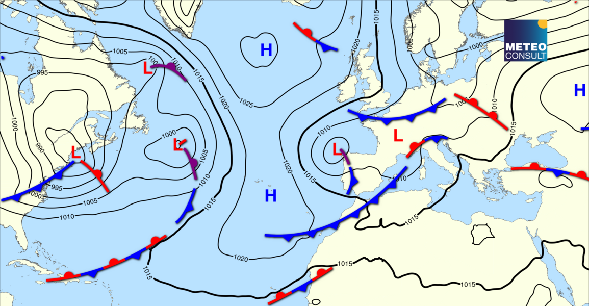 Beeld van de algemene weerssituatie
