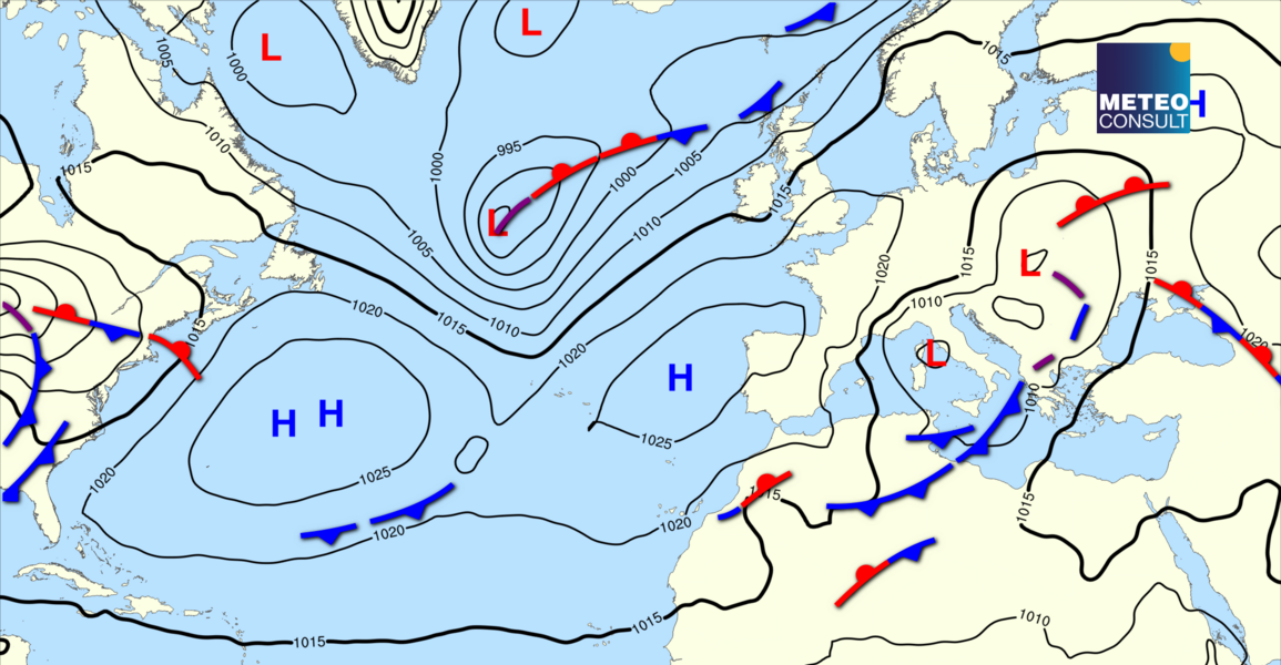 Beeld van de algemene weerssituatie
