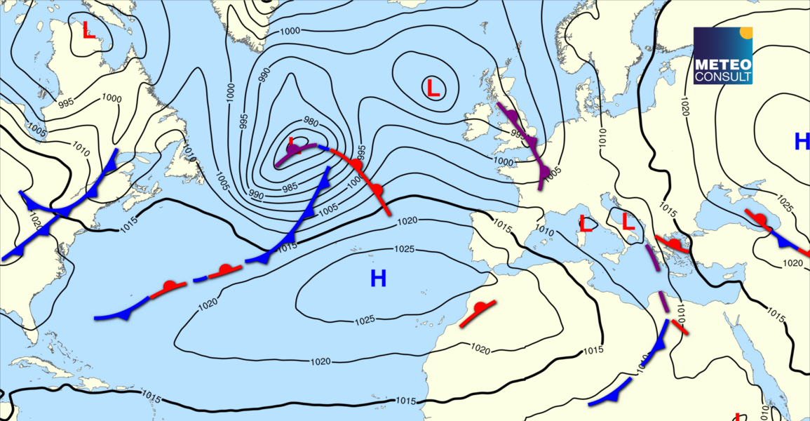 Beeld van de algemene weerssituatie