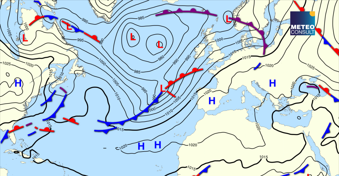 Beeld van de algemene weerssituatie