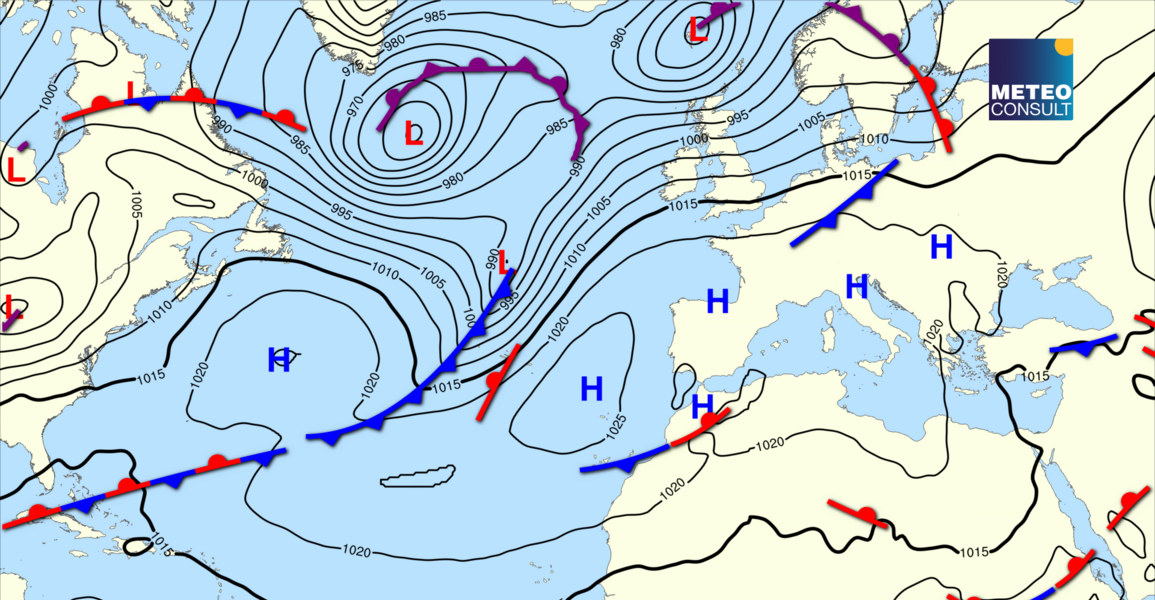 Beeld van de algemene weerssituatie
