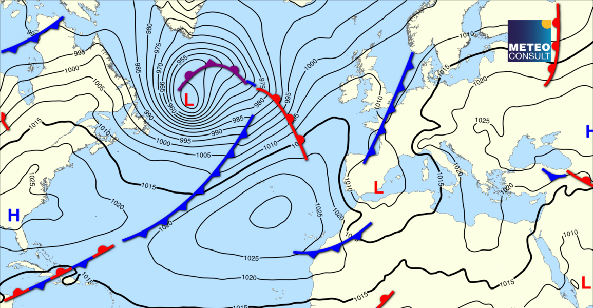 Beeld van de algemene weerssituatie