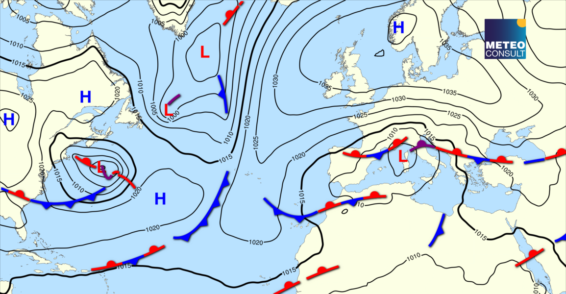 Beeld van de algemene weerssituatie