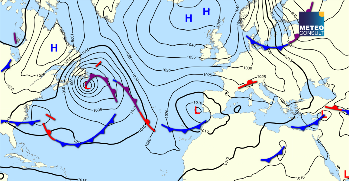 Beeld van de algemene weerssituatie