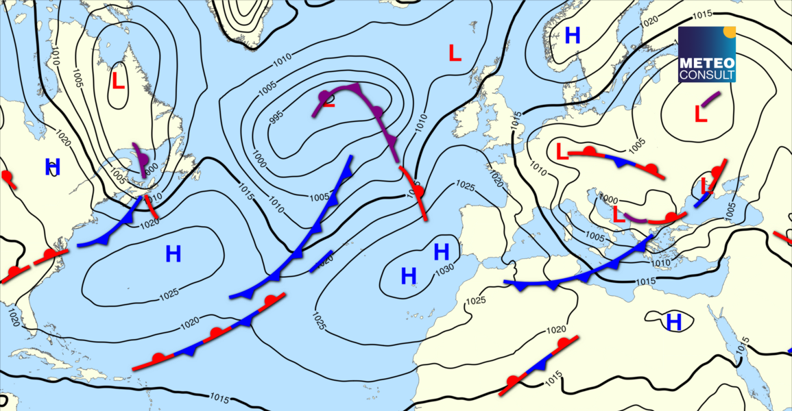 Beeld van de algemene weerssituatie