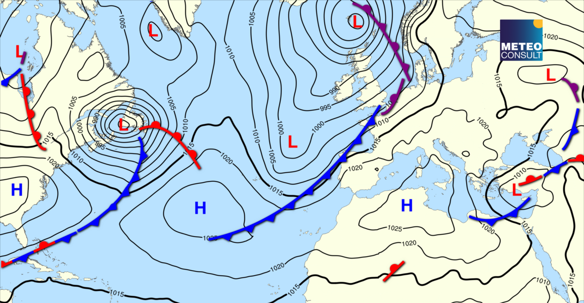 Beeld van de algemene weerssituatie