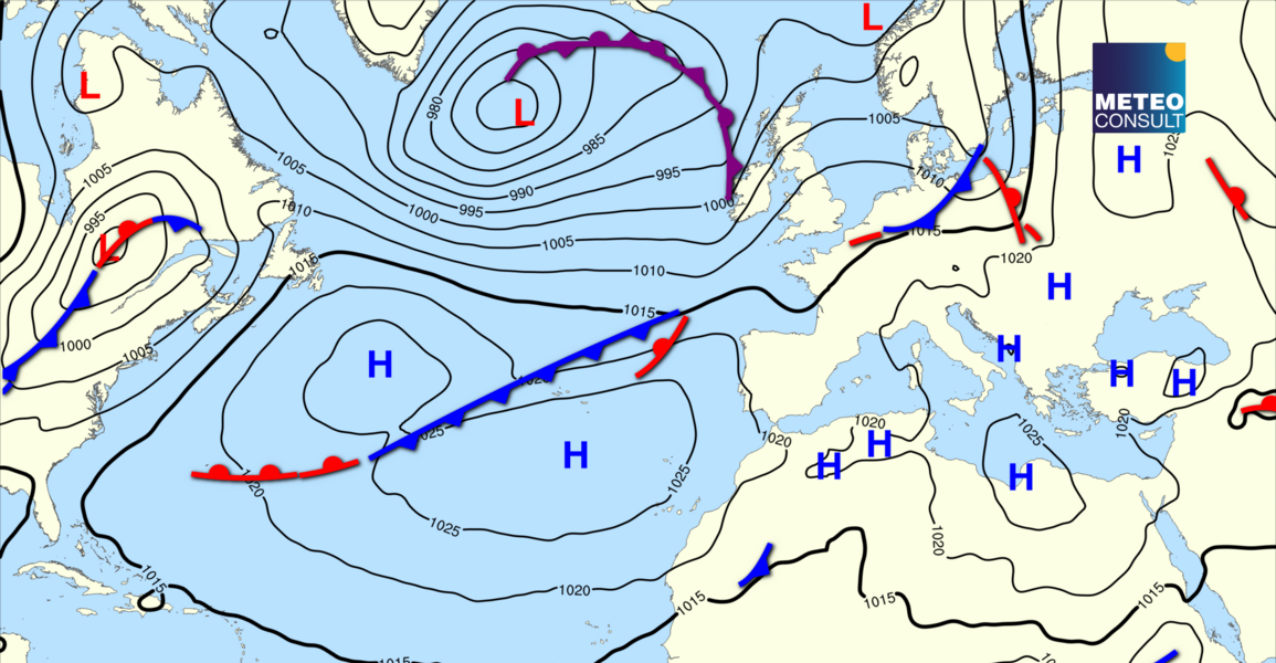 Beeld van de algemene weerssituatie