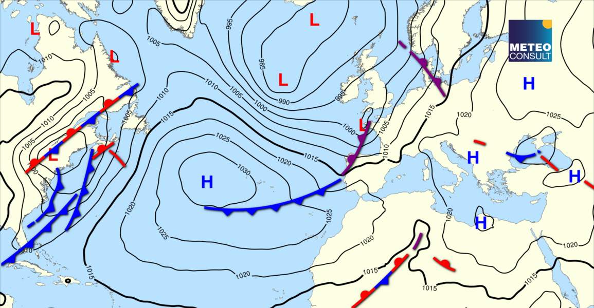 Beeld van de algemene weerssituatie