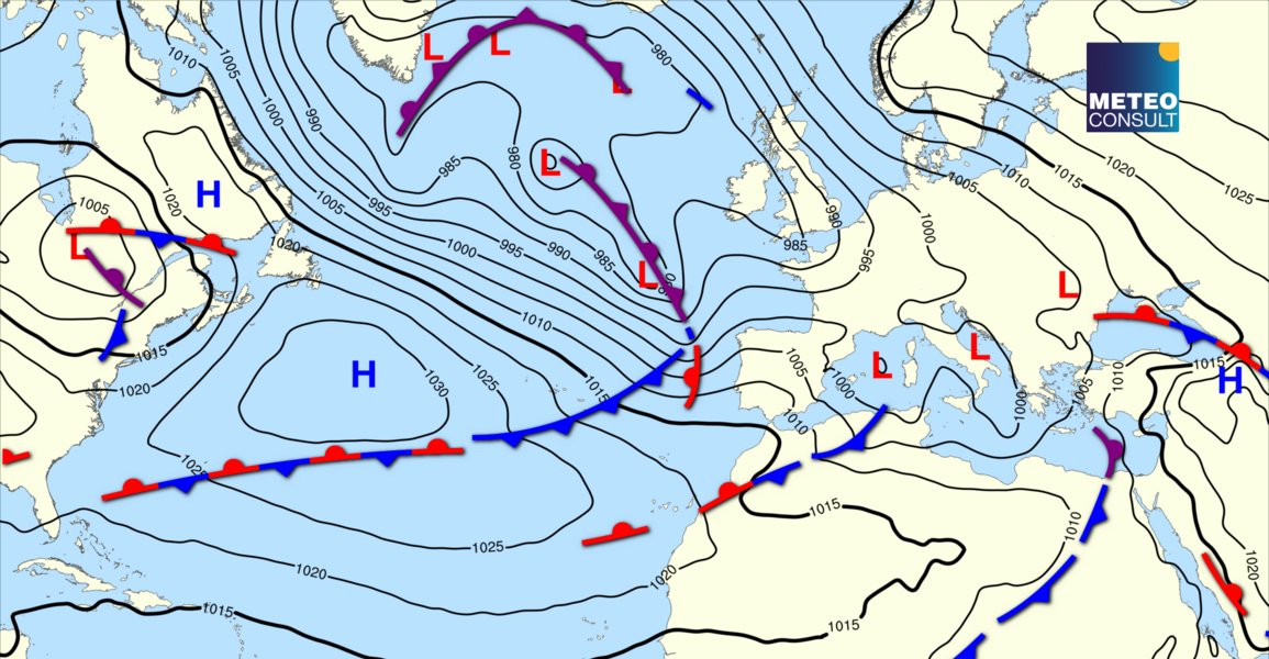 Beeld van de algemene weerssituatie