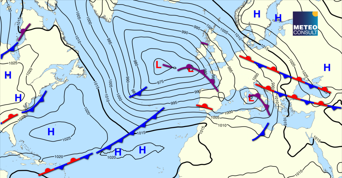 Beeld van de algemene weerssituatie