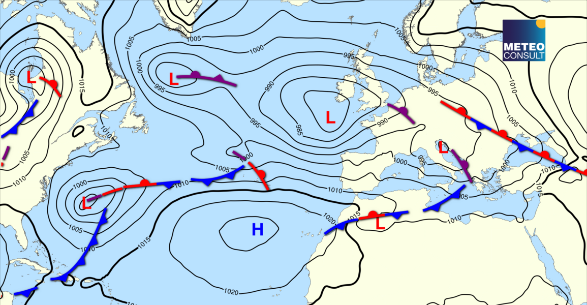 Beeld van de algemene weerssituatie