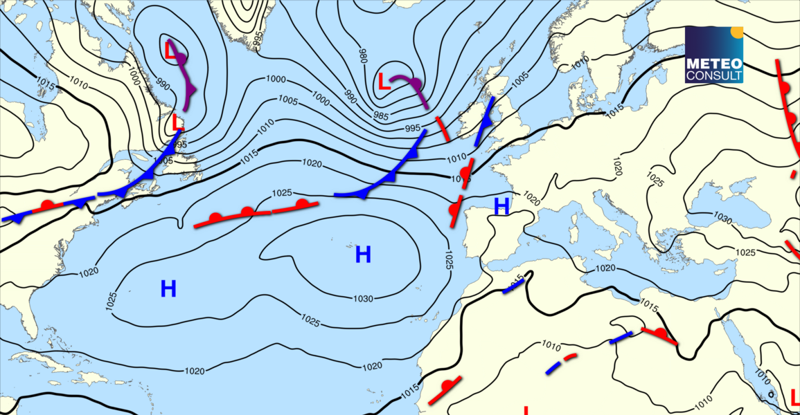 Beeld van de algemene weerssituatie