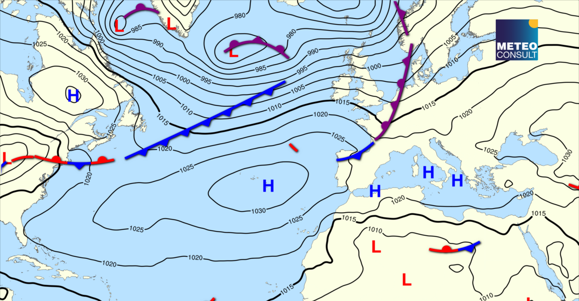 Beeld van de algemene weerssituatie