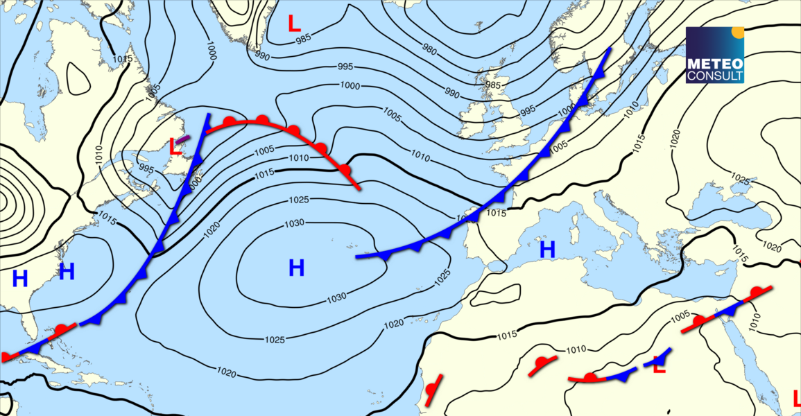 Beeld van de algemene weerssituatie