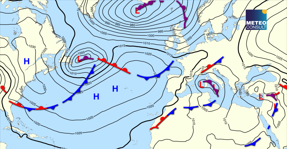 Beeld van de algemene weerssituatie