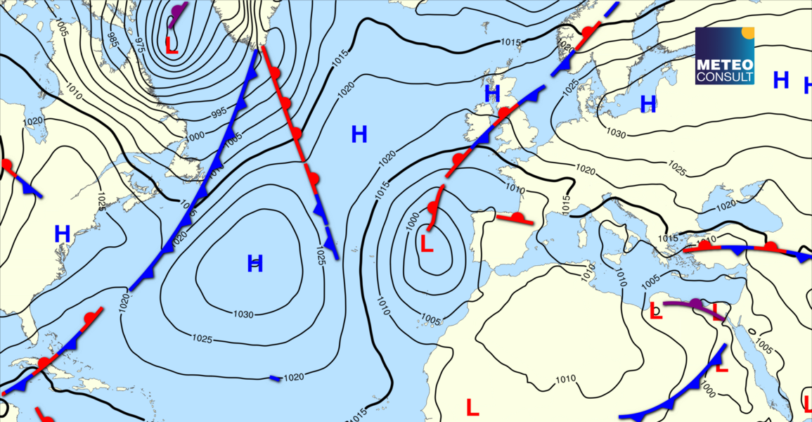 Beeld van de algemene weerssituatie