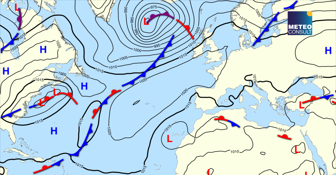 Beeld van de algemene weerssituatie
