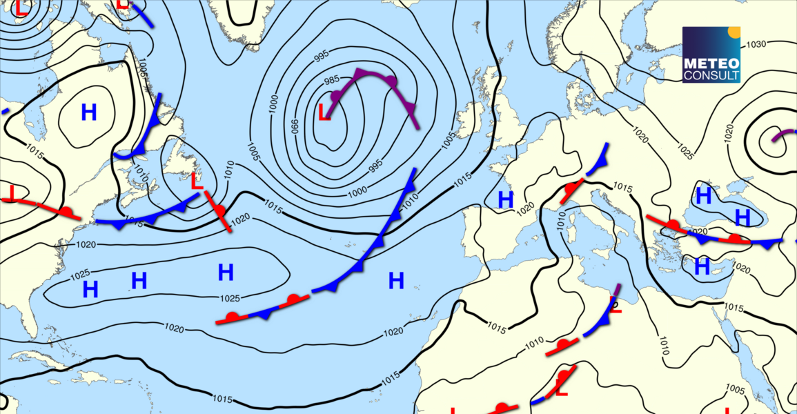 Beeld van de algemene weerssituatie