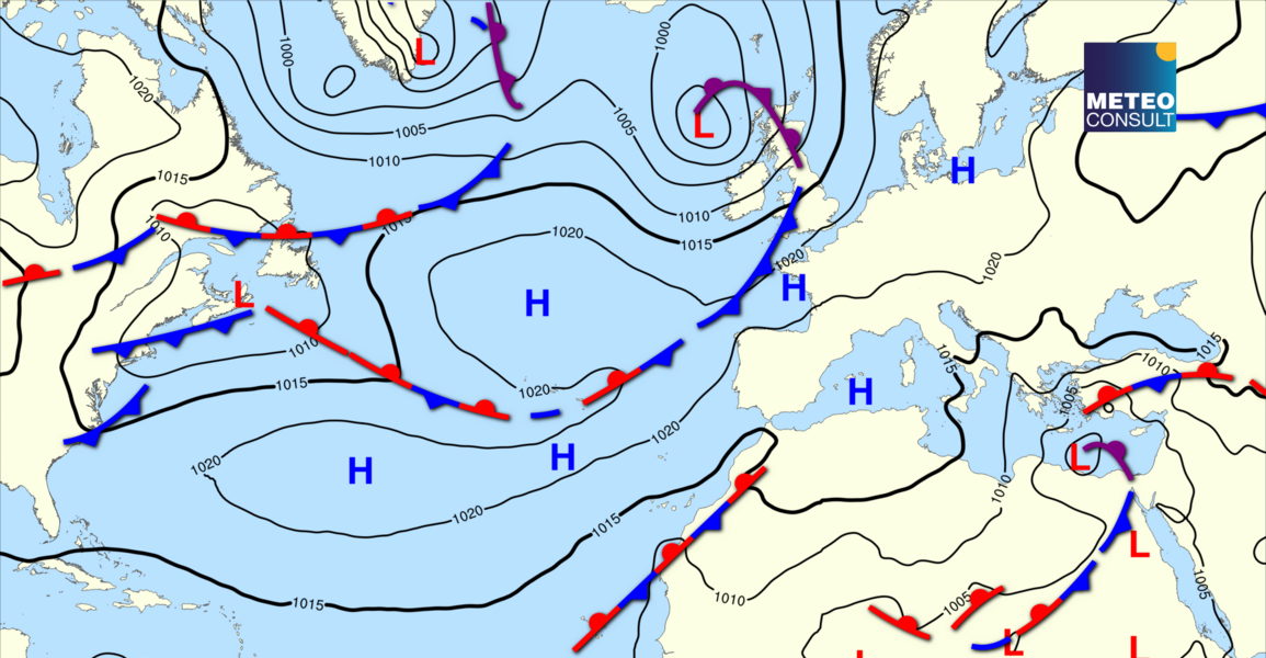 Beeld van de algemene weerssituatie
