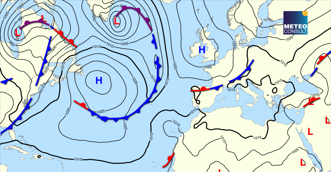 Beeld van de algemene weerssituatie