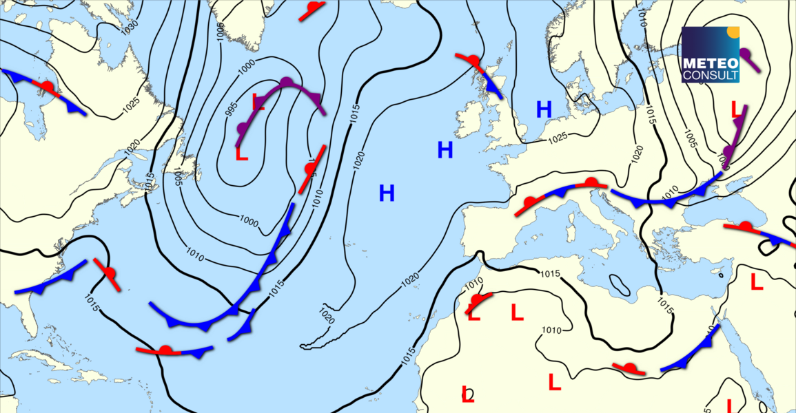 Beeld van de algemene weerssituatie