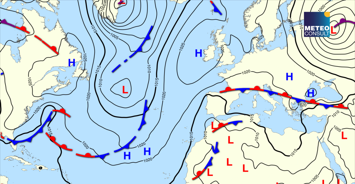 Beeld van de algemene weerssituatie