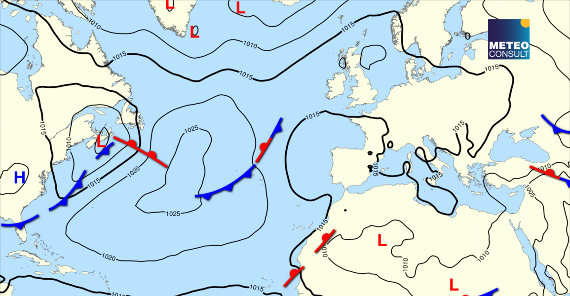 Beeld van de algemene weerssituatie