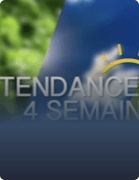 Tendance météo à 4 semaines avec Noël et le 1er de l'an